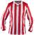 UMBRO Bilbao Stripe Jsy J Vit/Röd 152 Randig matchtröja lång ärm 